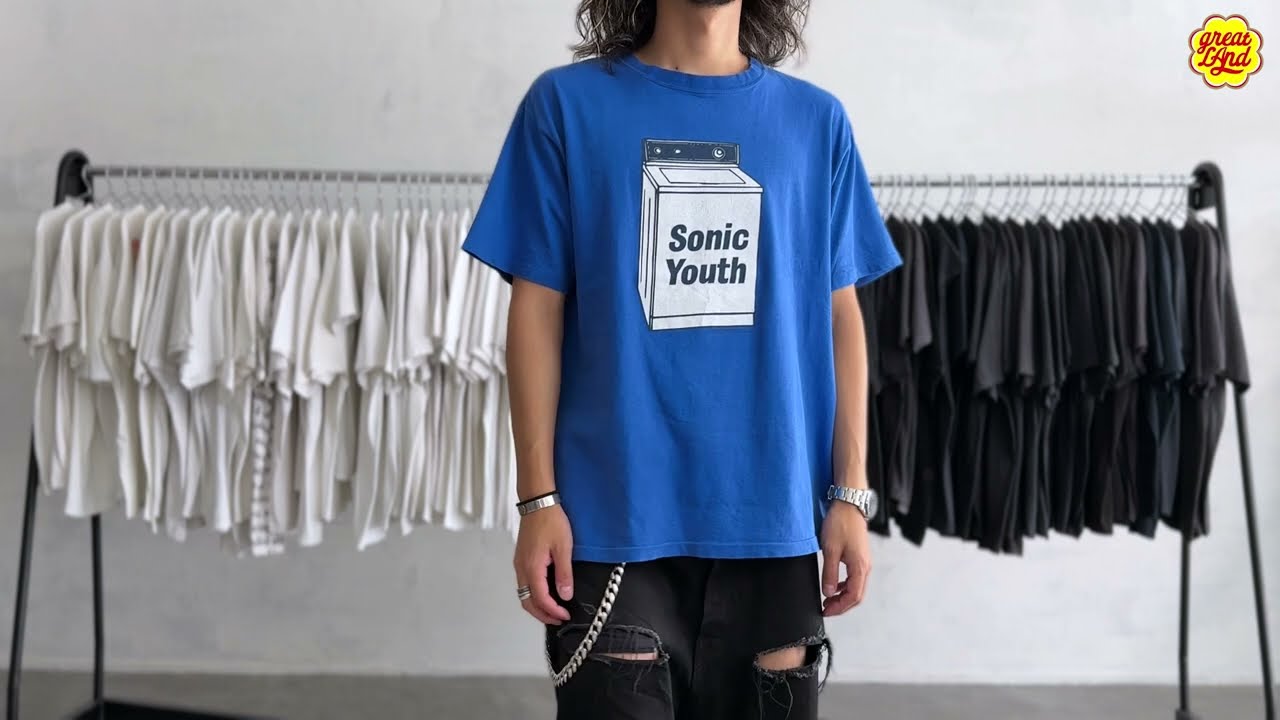 SONIC YOUTH WASHING MACHINE DOUBLESIDE BLUE ACM