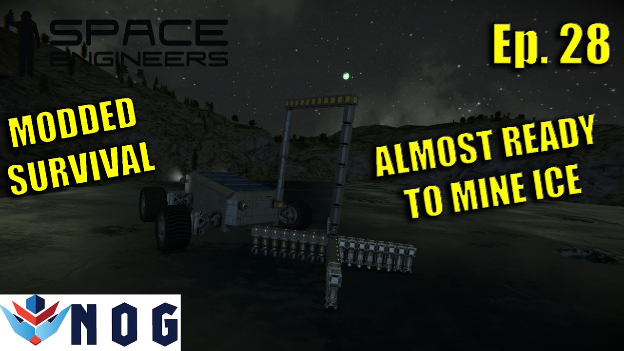Lets Play Space Engineers Modded Survival Ep28 | Miner Rover - YouTube