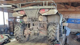 the 800 is on the work table 😱 oh no #smallenginerepair #atv #viral #repair #mechanic#shorts#tending