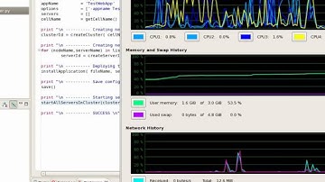 WebSphere Application Server scripted cluster management and app deployment demo