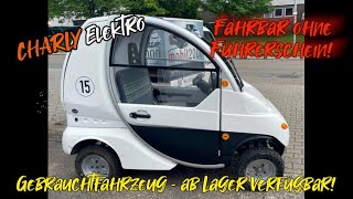 CHARLY Elektromobil inkl. Heizung - führerscheinfrei, Krankenfahrstuhl - GEBRAUCHTFAHRZEUG!