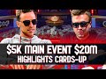 5000 main event 28m to 1st wsop online final table highlights