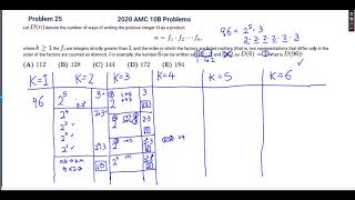 2020 AMC 10B #25 Detail Explanation by Dr. Chung