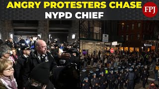 NYU Pro-Palestine Protesters Chase NYPD Chief Into Campus Building, Viral Video Surfaces Resimi