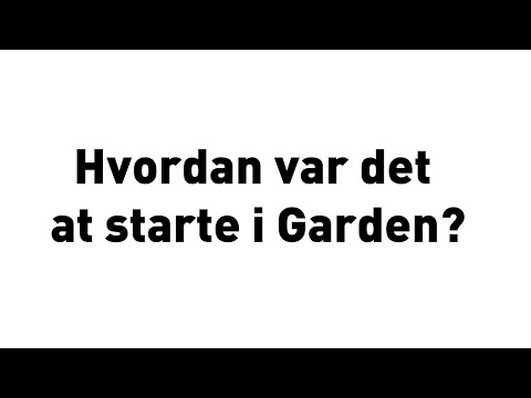 Hvordan var det at starte i Roskilde Garden?