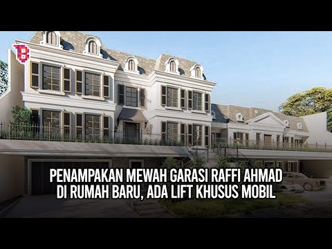 Penampakan mewah garasi Raffi Ahmad di rumah baru, ada lift khusus mobil