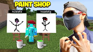 PAINTING HIMLANDS CHARACTERS IN MINECRAFT