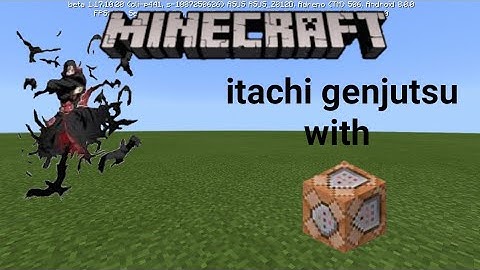 how to make itachi genjutsu with command block in minecraft