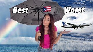 Best and Worst time to visit Puerto Rico 🇵🇷