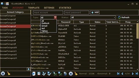 Black Bulk Mail Elite   Email Marketing Software