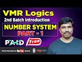 Number System - Exclusive Paid Class For Free By VMR LOGIC | SSC | BANK | RRB | SI |GROUPS| CSAT|CRT