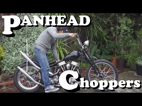 Harley Davidson PANHEAD Kickstart Compilation Part 1