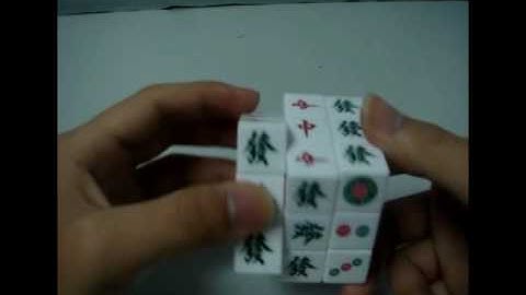 lightake:Chinese Mahjong Rainbow Magic Intelligence Test Cube