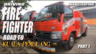 DRIVING FIRE FIGHTER [dutro 300] mobilisation | part 1