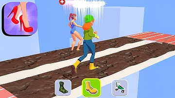 Shoe Race - All Levels Gameplay Android,ios (Levels 105-108)