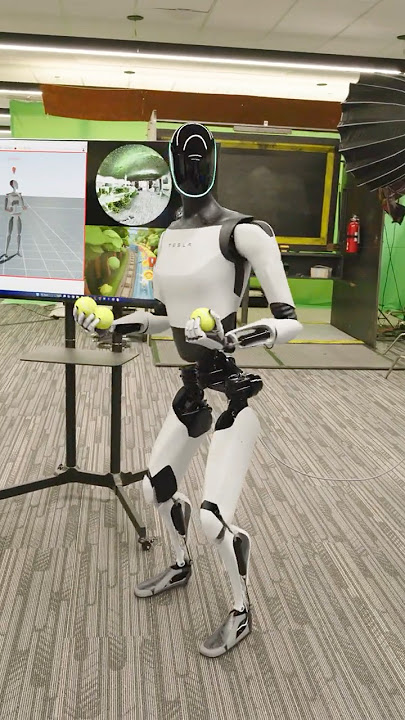 Tesla Robot Breaks a TV