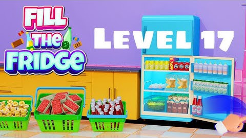 Fill Up Fridge - All Levels Walkthrough Gameplay IOS Mobile Game (Levels 17)