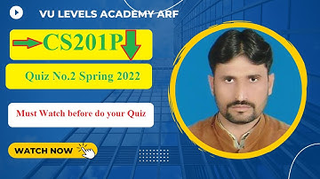 CS201P Quiz No 2 Spring 2022 Solved by Nadeem Iqbal