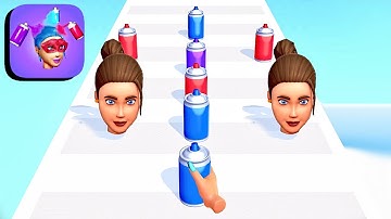 Spray Stack ​- All Levels Gameplay Android,ios (Levels 6-7)