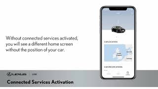 How to activate Lexus Link connected services