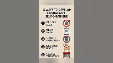 How to Build Unshakable Self-Discipline in 30 Seconds | Life-Changing Tips!  #shorts