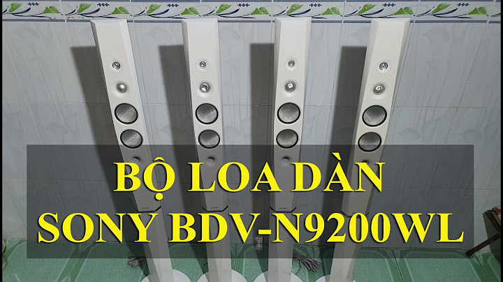 Hướng dẫn sử dụng dàn âm thanh sony bvd-n9200w bvd-n9200wl