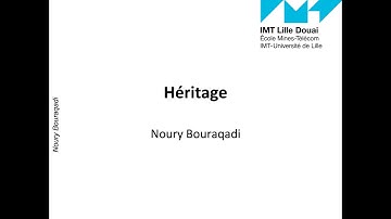 Programmation par objet : Héritage