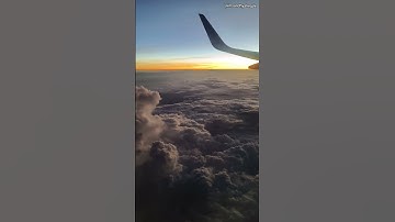 Unreal Cloud View from the Plane | Nature’s Beauty from Above 🌤️