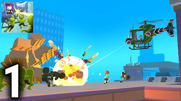 Helicopter Escape 3D - Gameplay / Walkthrough Part 1 - All Levels 1-5 (IOS & Android Game)