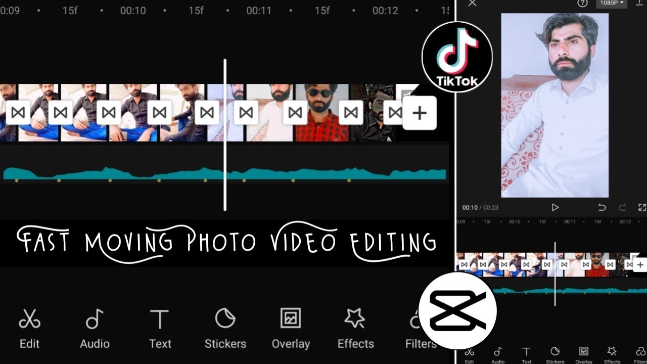 tiktok new trend fast moving photo video editing in capcut || capcut ...