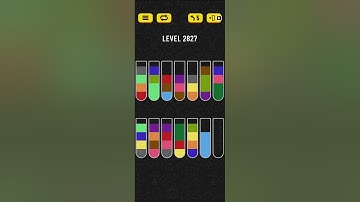 Water sort puzzle level 2827