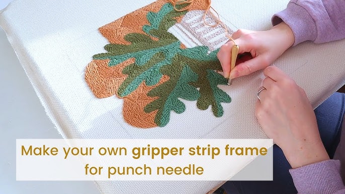 How to Make a Gripper Strip Frame Cozy Cover for Rug Hooking or Punch Needle  