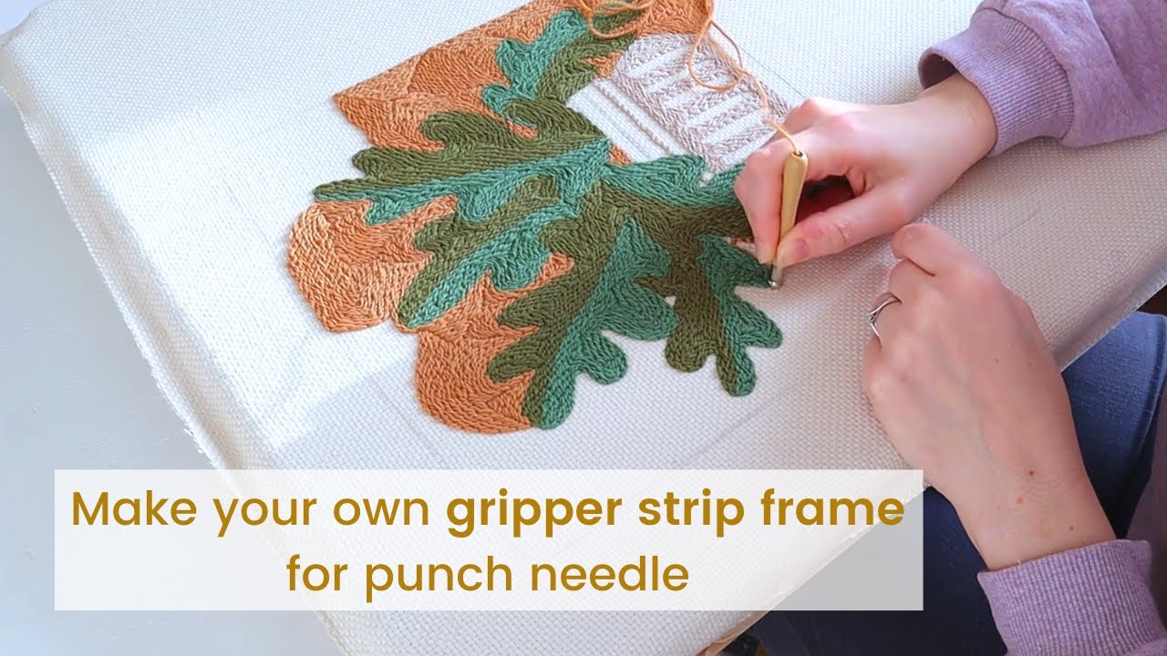 Gripper strip frame with cover – Whole Punching