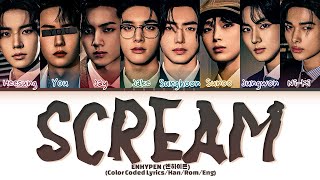 [KARAOKE]ENHYPEN "Scream" (8 Members) Lyrics|You As A Member