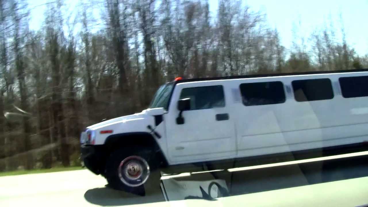 Hummer Stretch Limo on I-40