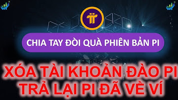 Xóa tài khoản đào Pi phải trả Pi đã về ví #investtv #pinetwork #pi #picoin #coin #crypto #piwallet
