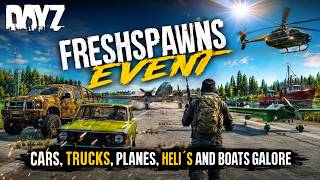Madhouse village with cars and mad mods. Freshspawns event