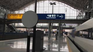 20170108 광명역 KTX-산천 서울행 117호기 진입 영상