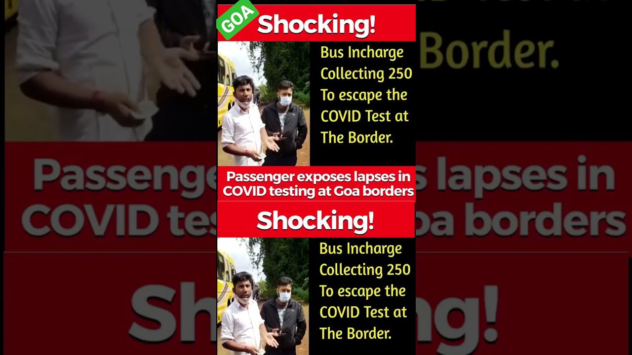 Goa Border Check post SHOKING News! 