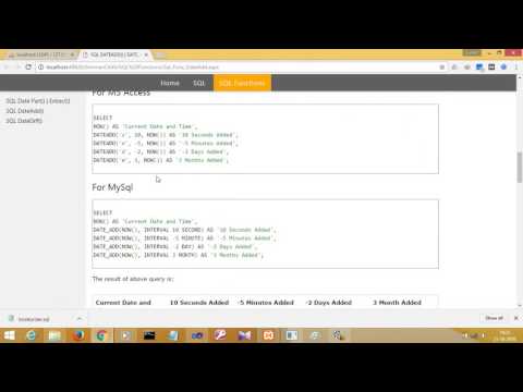 SQL DATEADD() | DATE_ADD() Function