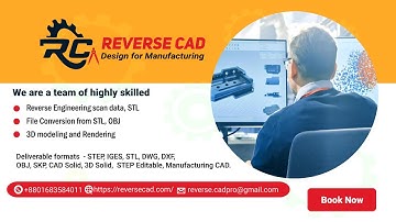 Reverse Engineering, Product Design, Converting files, STL, STEP, IGES, DWG, DXF or Any CAD files