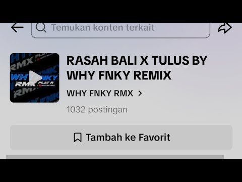 DJ TAK GENGGEM TANGANMU TAK ELUS PIPIMU - TULUS REMIX FULL BASS VIRAL TIKTOK TERBARU 2024