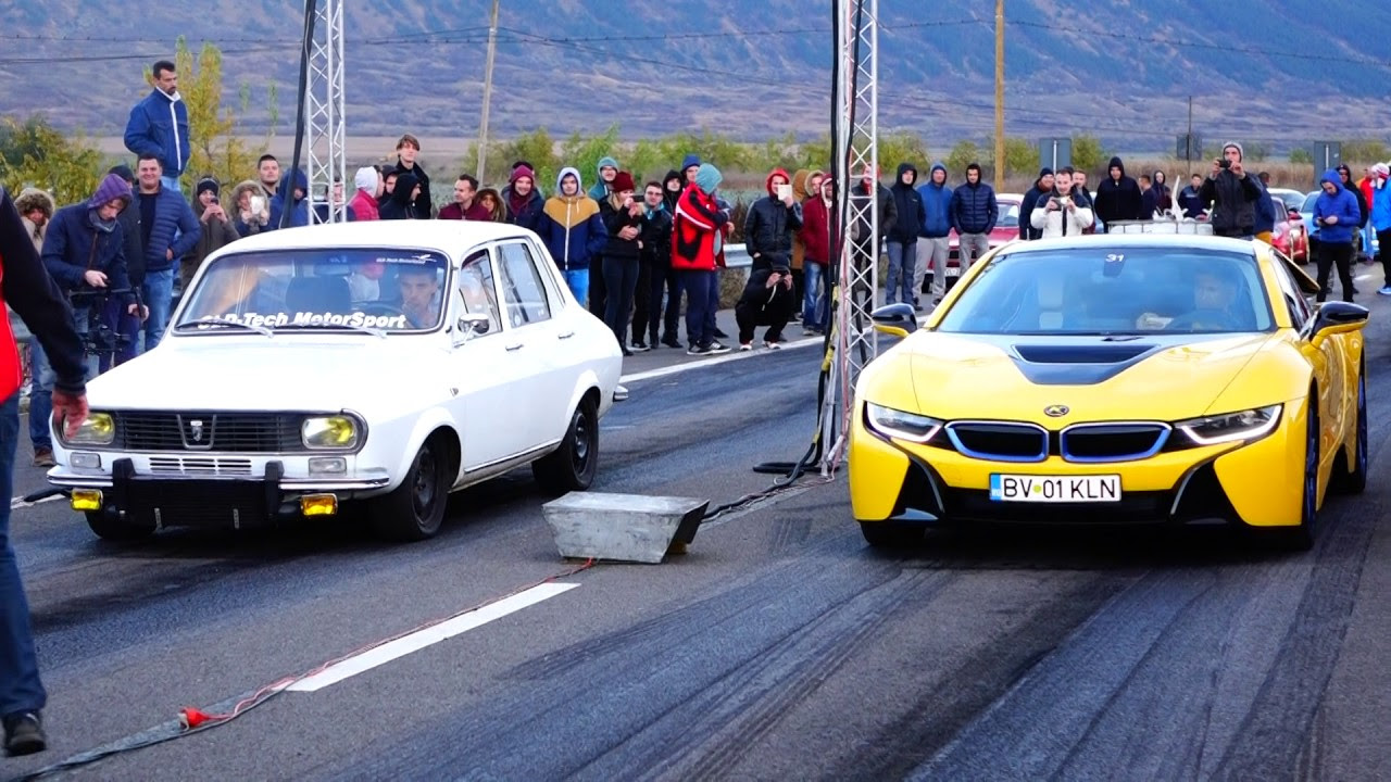 DACIA 1300 TURBO QUATTRO 330HP vs BMW i8 362HP