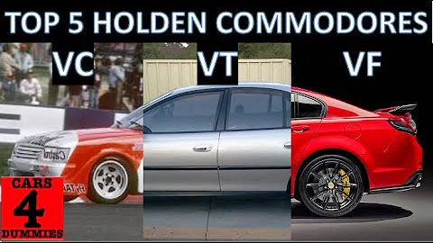 FAREWELL HOLDEN - Top 5 Commodores Ever Made