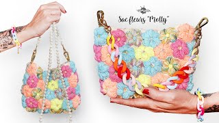 Crochet Sac fleurs \