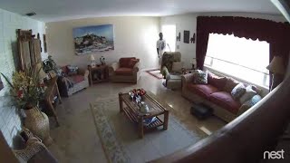 Surveillance video shows thieves stealing TV from Deerfield Beach home