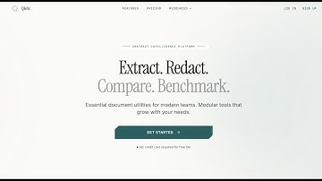 Qleric - Contract Extraction Demo