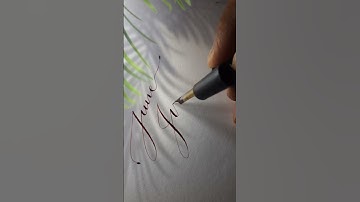 #june #calligraphy #lettering #dippen #fountainpen #word #month #inked