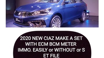 2020 NEW MARUTI CIAZ! make a set and program key without any file canbox and vehicle must watch