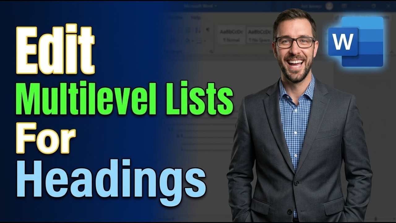 How To Edit Multilevel Lists For Headings In Microsoft Word [2026 Guide ...